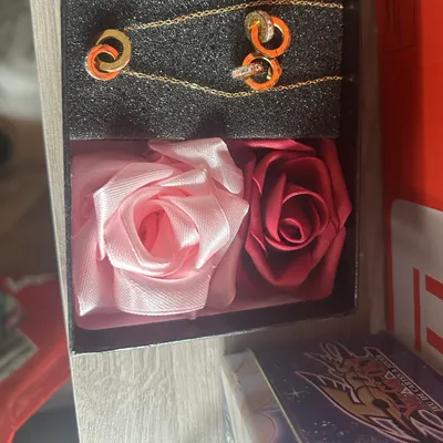 Parure boucles d'oreilles + collier 